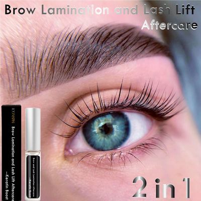 Brow Lamination and Lash Lift Nutrition Clear Eyelash Perm Aftercare Save Burning Eyelash &amp; Eyebrow, Keratin Boost Care Fix Messy BrowsLashes into Neat Look for 8 Weeks
