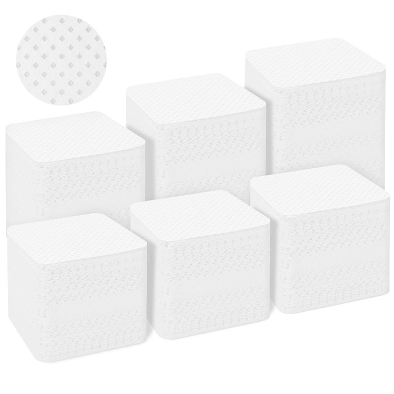 Nail Polish Remover, Lint Free Nail Wipes 540PCS Acetone Nail Polish Remover Wipes, Super Absorbent Soft Nail Wipes for Fingernail Polish Remover and Eyelash Extension Wipes(Dry Pads)