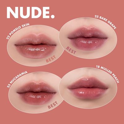 rom&nd Juicy Lasting Tint 25 BARE GRAPE, Vivid color, Glossy Finish, Long-lasting, MLBB, moisturizing, Highly-Pigmented, Clear & Natural Makeup, Lip Tint for Daily Use, K-beauty, 5.5g 0.2 oz