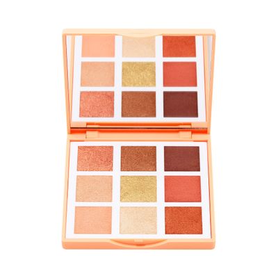 3INA MAKEUP - Vegan - Cruelty Free - The Sunset Eyeshadow Palette - Multicolor - 9 Buildable Longwearing Highly Pigmented Peach, Terracotta and Golden Shades