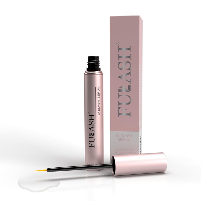 Fulash Lash Serum, Eyelash Growth Serum, Lash Enhancing Serum with Advanced Vegan Formula for Your Eyelashes Longer, Fuller, Thicker, Darker for Women, Gifts for Mom 5ml