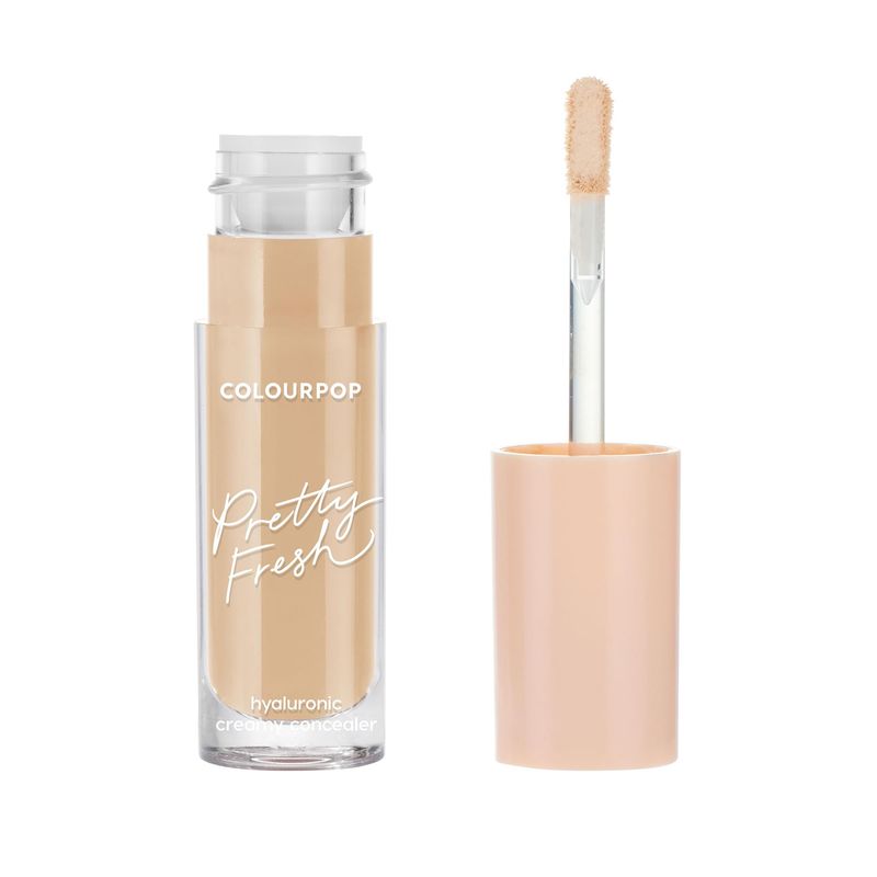 ColourPop Pretty Fresh Creamy Concealer - Full Coverage Concealer with a Natural Finish - Formulated with Hyaluronic Acid &amp; Coconut Water for Instant Hydration - Medium - 90W (0.3 oz)