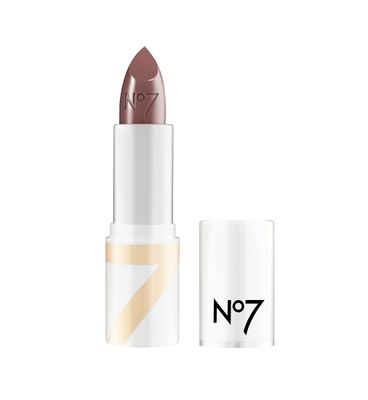 No7 Age Defying Lipstick - Plum Beautiful - Anti Aging Makeup for Women - Hydrating Pink Lipstick with Hyaluronic Acid for Plumper, Smoother, Younger Looking Lips Over Time (3.5g)