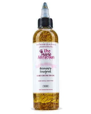 The Mane Attraction Extra Strength Rosemary  Fenugreek Herbal Hair Growth Oil | Infused With Castor Oil for ALL Hair Types