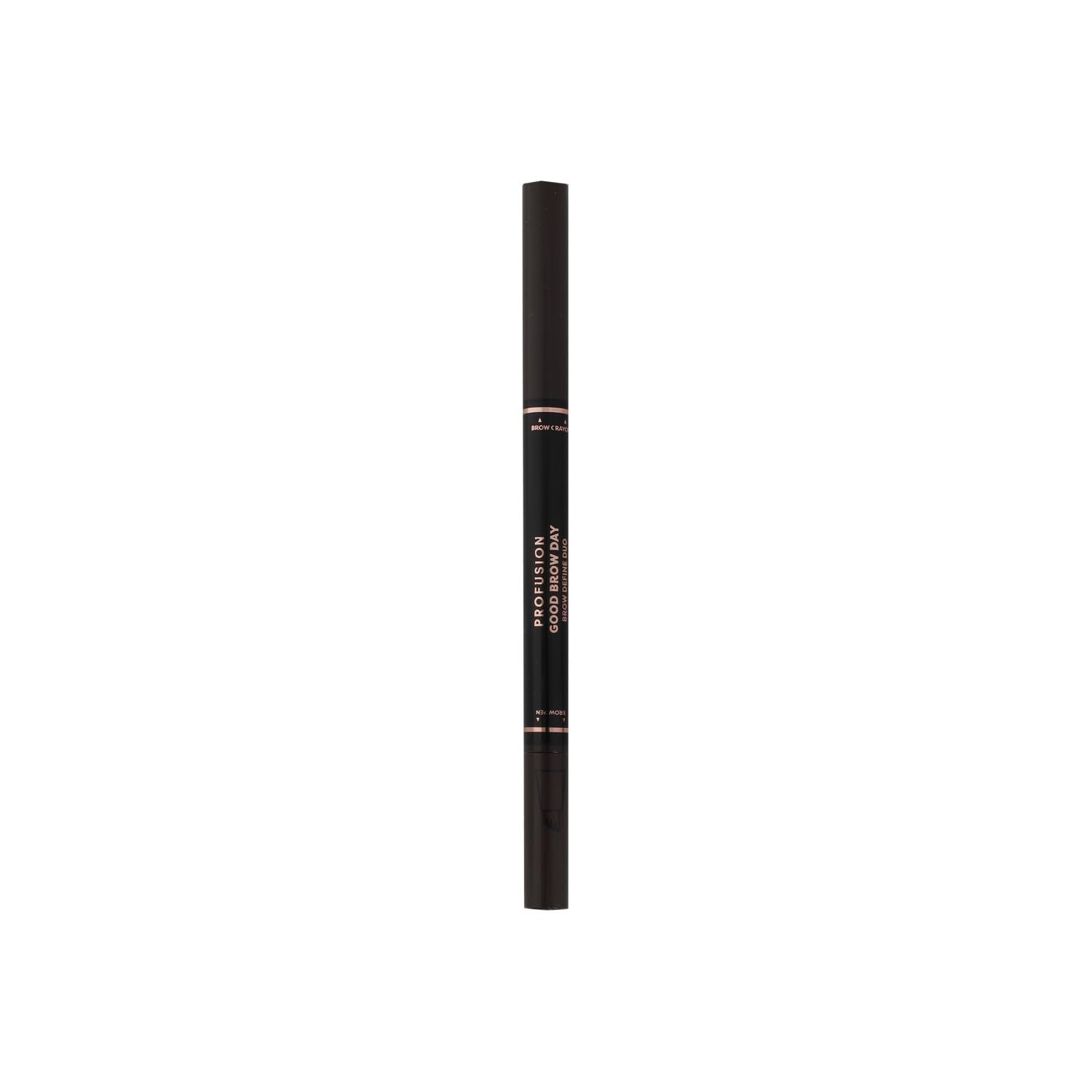 Profusion Cosmetics Good Brow Define Duo with Precision Pen and Pomade Pencil for Eye Catching Brows, Unlock Your Brow Potential with Long Wearing Makeup Kit (Soft Black)