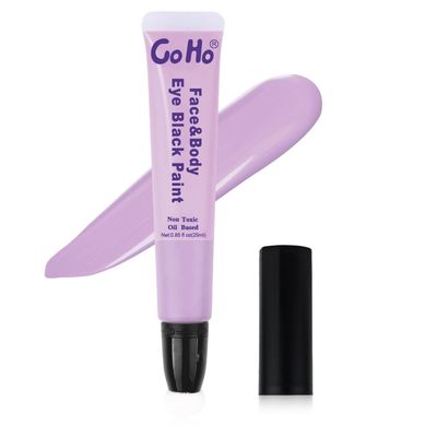 Go Ho Pastel Purple Face Paint,Waterproof Oil Based Cream Light Purple Body Paint Stick,Pastel Purple Face Body Paint for Halloween Cosplay SFX Ursula Makeup