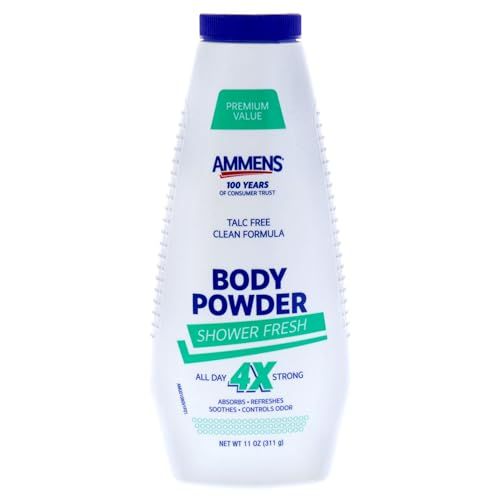 AMMENS Powder Shower Fresh Talc Free, 11 Ounce
