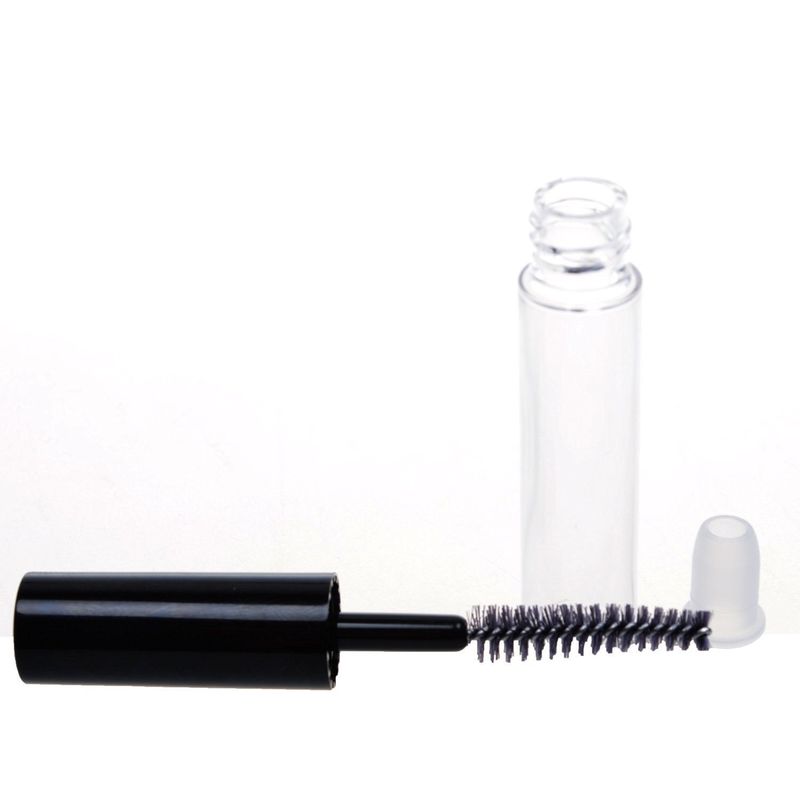 Adecco LLC AHIER 10 pcs 4ML Reusable Empty Bottle Tube Container for Eyelash Growth OilMascara with Brush for Home and Travel (10p)