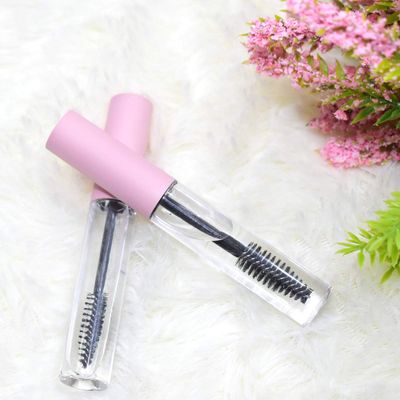 GTHER 10PCS 10ML Empty Mascara Tube Bottle with Eyelash Wand &amp; Rubber Inserts &amp; Funnels Set for Castor OilEyelash Growth Oil, DIY Mascara Eyelash Cream Container with Cap, Matte Pink