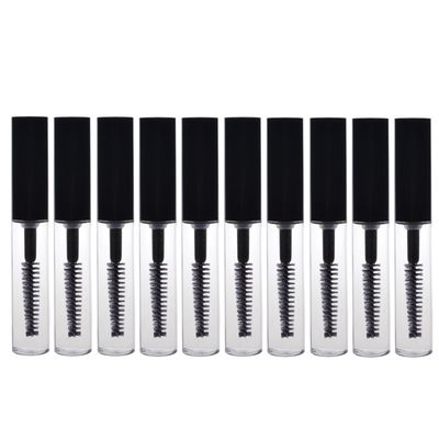 Adecco LLC AHIER 10 pcs 4ML Reusable Empty Bottle Tube Container for Eyelash Growth OilMascara with Brush for Home and Travel (10p)