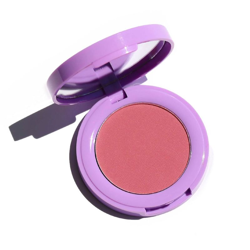 Half Caked In Bloom Powder Blush | vegan &amp; cruelty-free, fragrance-free, highly pigmented, primer-infused | 3.8g (Bunny)