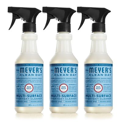 MRS. MEYER&#39;S CLEAN DAY All-Purpose Cleaner Spray, Rain Water, 16 fl. oz - Pack of 3