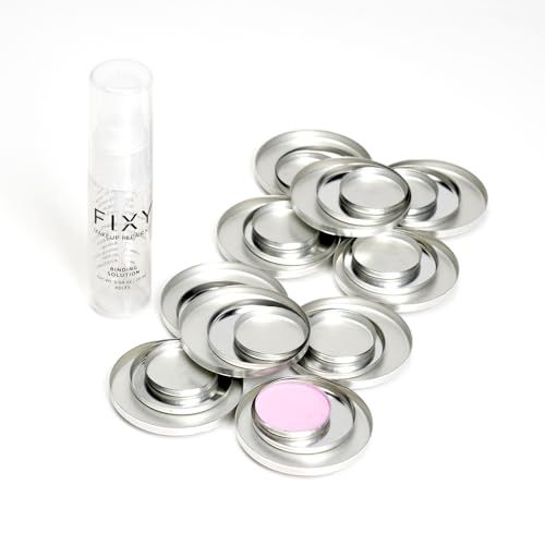 FIXY Broken Makeup Ultimate Refill Kit with Makeup Binder and Empty Makeup Round Pans