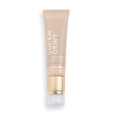 Makeup Revolution, Superdewy Tinted Moisturiser, Light Coverage, Dewy Finish, Medium Light, 1.85 fl. Oz.