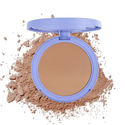 Oil Control Face Powder, Matte Smooth Setting Powder, Waterproof Long-Lasting Setting Powder, Polvo Compacto Perfeccin Mate, Polvo Compacto De Maquillaje (Tan Dark)