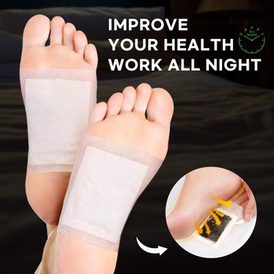 Foot Paches, Premium Deep Cleansing Foot Pads, Bamboo Foot Paches, Ginger Foot Pads for Promoting Sleeping, Relieving Fatigue and Relaxing Muscles & Tendons and Eliminate Moisture 20 Packs