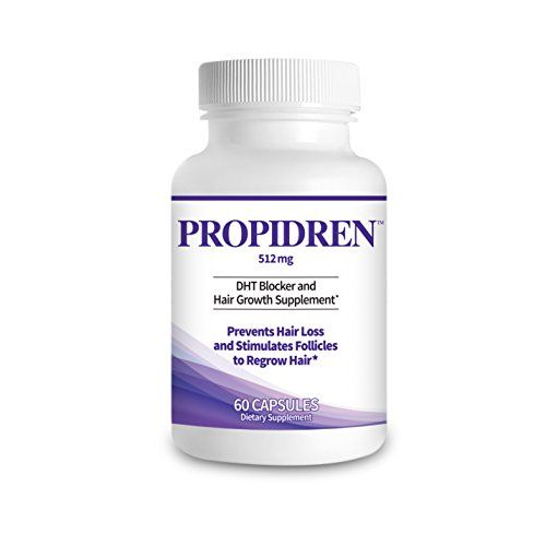 Propidren by HairGenics - DHT Blocker &amp; Hair Growth Supplement to Combat Hair Loss, Stimulate Follicles, and Promote Regrowth. Proprietary Hair Treatment.