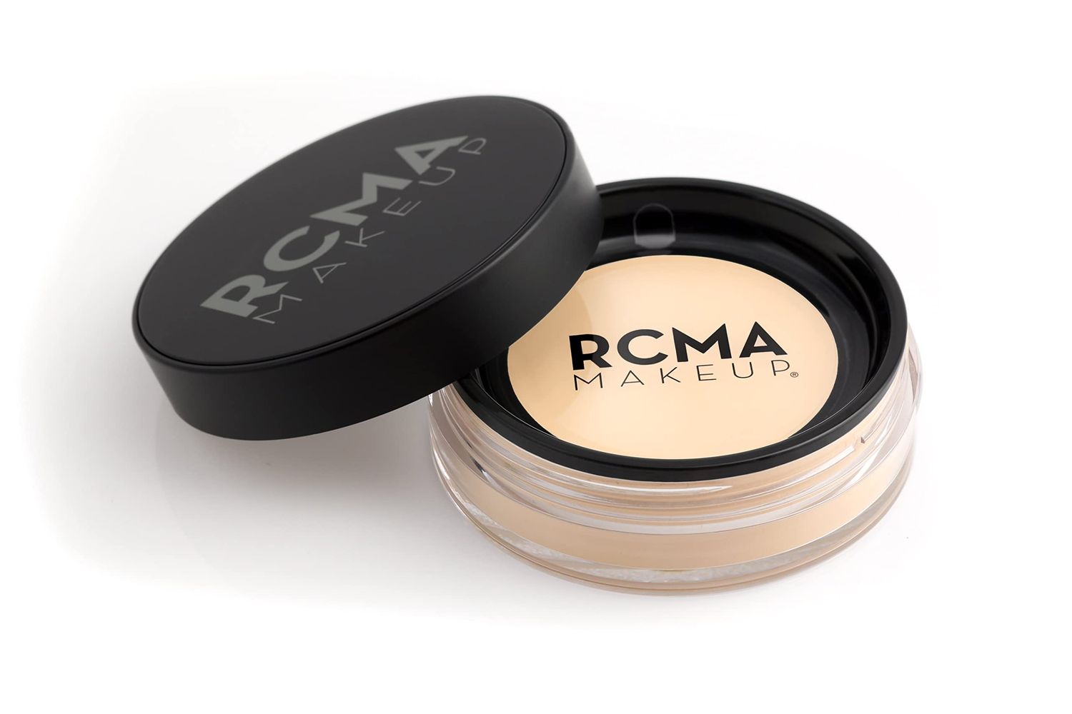 RCMA Makeup Premiere Loose Powder | Setting Face Powder | Talc Free | Vegan | Flawless Finish | Professional Makeup | Blurring Smoothing Effect | Amber