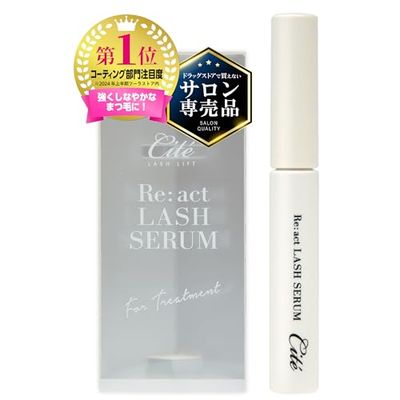 CiteReact Lash Serum, Moisturizes and Nutritizes Eyelashes, Damage Repair Treatment After Lashes, 0.2 fl oz (5.5 ml), Eyelash Serum, Eyelash Coating