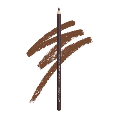 wet n wild Color Icon Kohl Eyeliner Pencil, Rich Hyper-Pigmented Color, Smooth Creamy Application, Long-Wearing Matte Finish Versatility, Cruelty-Free &amp; Vegan - Simma Brown Now! (Packaged)