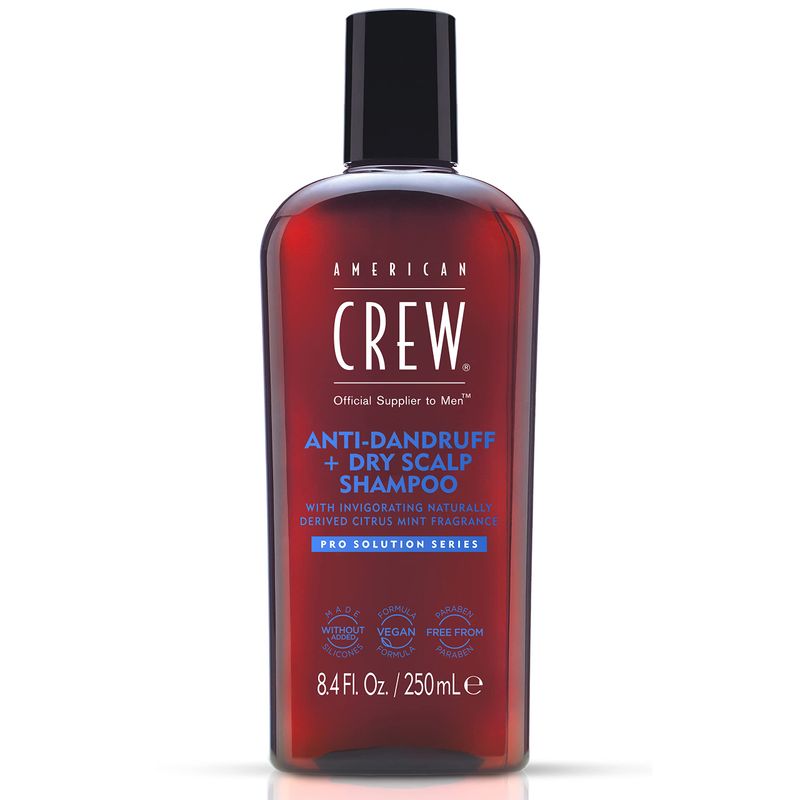 American Crew Anti-Dandruff  Dry Scalp Shampoo, Citrus Mint Scent, 8.45 Oz