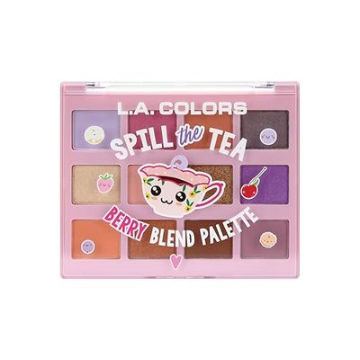 L.A. COLORS Let&#39;s Talk Tea Eyeshadow, Berry Blend CES433