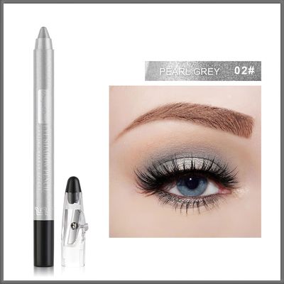 MIELIKKI Cream Eyeshadow Stick with Sharpener, Waterproof Eye Shadow Pencil, Long-Wear &amp; Crease Resistant, Matte &amp; Shimmer Finish, One-Swipe Eye Brightener, Highlighter Stick Makeup, 02