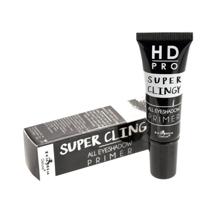 Italia Deluxe Super Clingy Eyeshadow Primer, Fade Crease Proof, Long Lasting, Cream