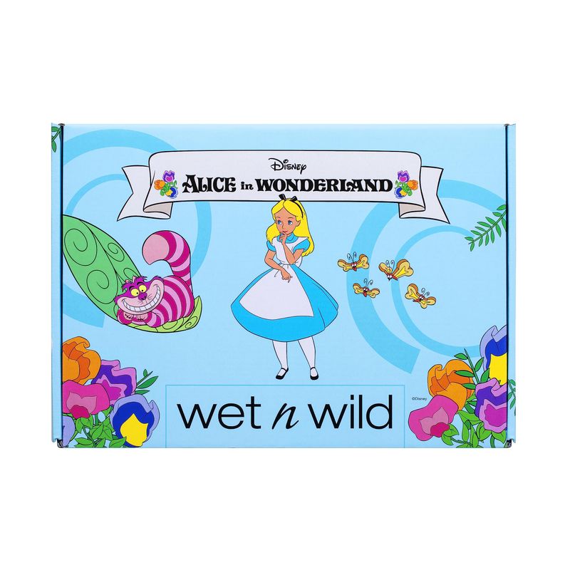 wet n wild Alice in Wonderland PR Box - Makeup Set with Versatile Brushes, Buildable &amp; Blendable Palettes, Vibrant Colors, &amp; Lip Glosses for Unique Looks, Cruelty-Free &amp; Vegan