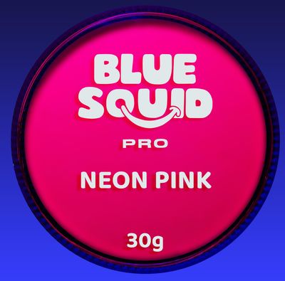 Blue Squid PRO Face Paint - Professional Water Based Single Cake Facepaint &amp; Body Paints - SFX Makeup, Kids Adults Face Painting for Costume, Halloween, Cosplay - Neon Pink 30g  1oz