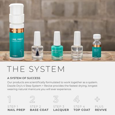Dazzle Dry Step 1 - Nail Prep, 4 oz (120 mL), Menda Pump