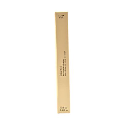 Glossier Brow Flick Microfine Detailing Eyebrow Pen - Black - Dark Brown-Black