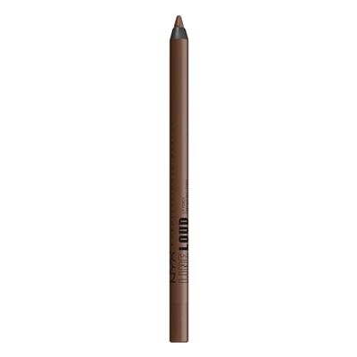 NYX PROFESSIONAL MAKEUP Line Loud Lip Liner, Longwear and Pigmented Lip Pencil with Jojoba Oil &amp; Vitamin E - Rebel Kind (Chocolate Brown)