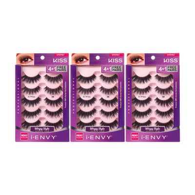 i-ENVY So Wispy Multi Pack Natural WIspy Made of Natural Hair 5 Pair