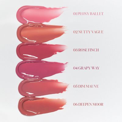 rom&amp;nd Glasting Color Gloss (04 GRAPY WAY) | Kbeauty, Plumping, Glossy, Moisturizng, Natural Color, Long-lasting