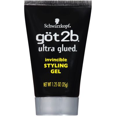 Got2B Ultra Glued Invincible Styling Gel 2 - 6 oz tubes  1 Travel 1.25 oz tube