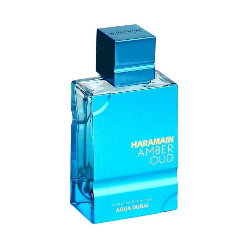 Al Haramain Amber Oud Aqua Dubai Edition - Arabian Perfume for Women and Men - Fresh and Fruity Arabic Perfume - Extrait De Parfum Spray - 2.53 oz