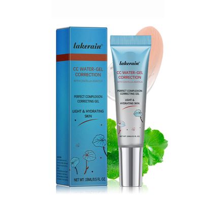 Corlo CC Cream, Color Correcting Cream with SPF 25, Even Skin Tone Makeup and Skin Care, Hydrating Serum Coverage Lightweight Foundation, Invisible Pores Concealer (Transparent, 0)