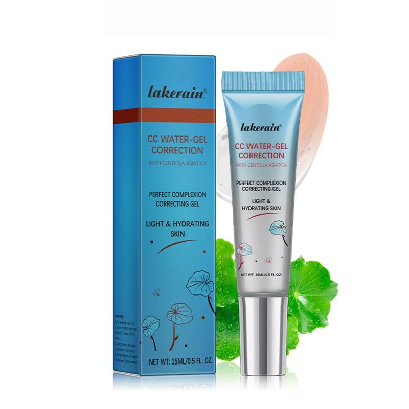 Corlo CC Cream, Color Correcting Cream with SPF 25, Even Skin Tone Makeup and Skin Care, Hydrating Serum Coverage Lightweight Foundation, Invisible Pores Concealer (Transparent, 0)