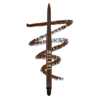 Milani Stay Put Eyeliner - Semi-Sweet (0.01 Ounce) Cruelty-Free Self-Sharpening Eye Pencil with Built-In Smudger - Line &amp; Define Eyes with High Pigment Shades for Long-Lasting Wear