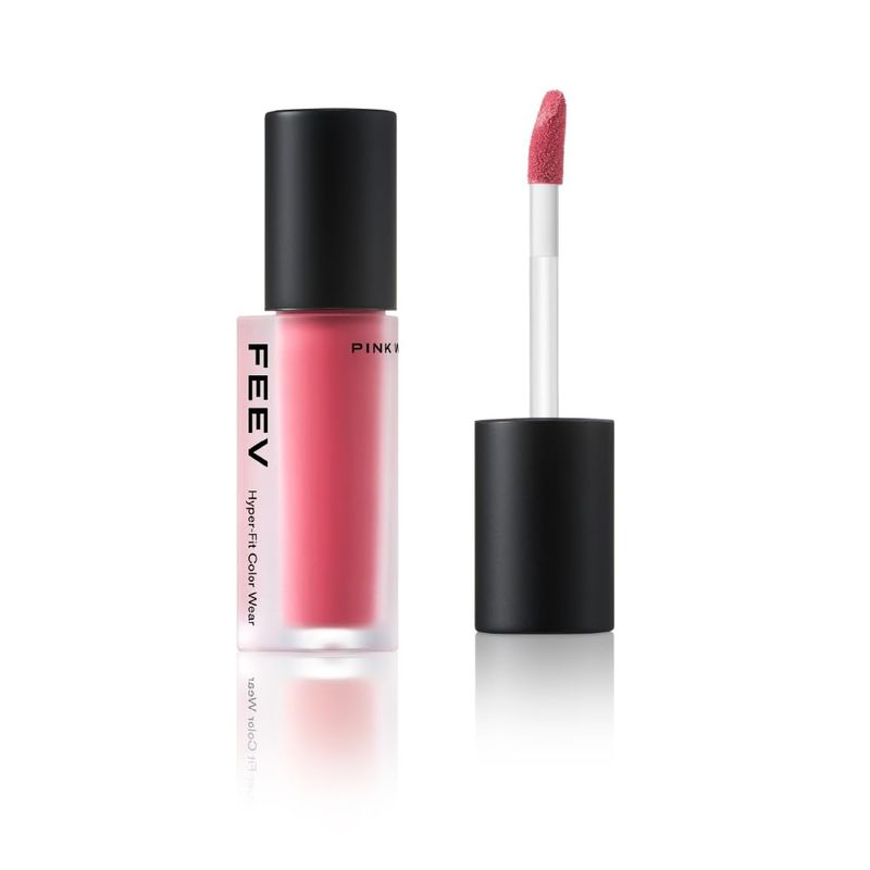 Feev Hyper-Fit Color Wear | Velvet Cream Matte Lip Tint | Vegan Lip Stain &amp; Safe for Sensitive Skins (#05 Pink Whistle)