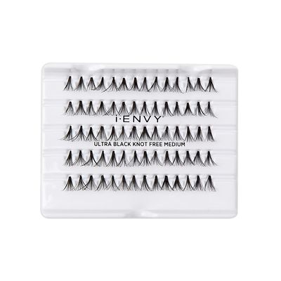 Kiss Envy Knot Free Medium 70 Lashes, Ultra Black