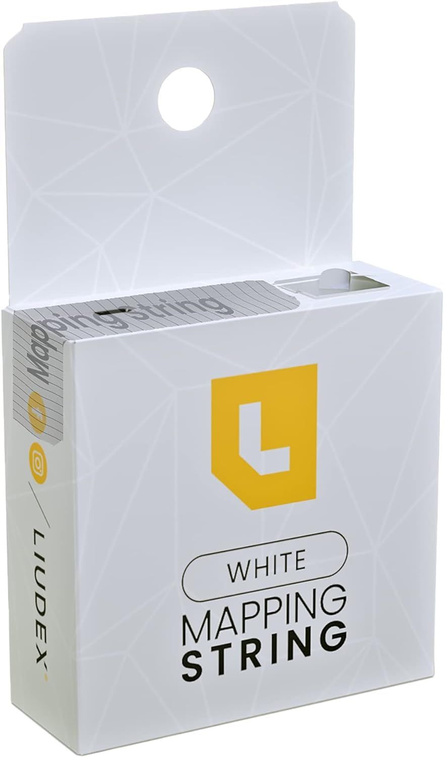 LIUDEX - Pre-Inked White Ink - Eyebrow Mapping String - an Essential Cosmetic Tool for Microblading and Waxing Effective and Easy-to-Use White Ink Eyebrow Thread Brow Marker