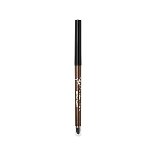 COVERGIRL Perfect Point Plus Ink Gel Eye Pencil, Pigmented, Long-Wearing, Vegan Formula, Bronze Glow 285, 0.01oz