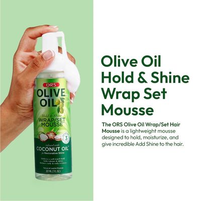 ORS Olive Oil Hold &amp; Shine WrapSet Mousse