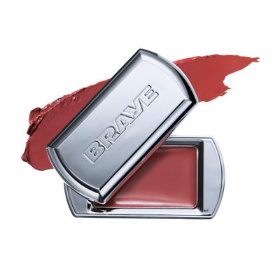 BRAYE Lipsleek Lip Balm, Monochromatic Cream Blush 2-in-1 Face Makeup, Hydrating &amp; Mood Buildable, Vegan  Cruelty-Free Glow for Cheeks l 03 Posh