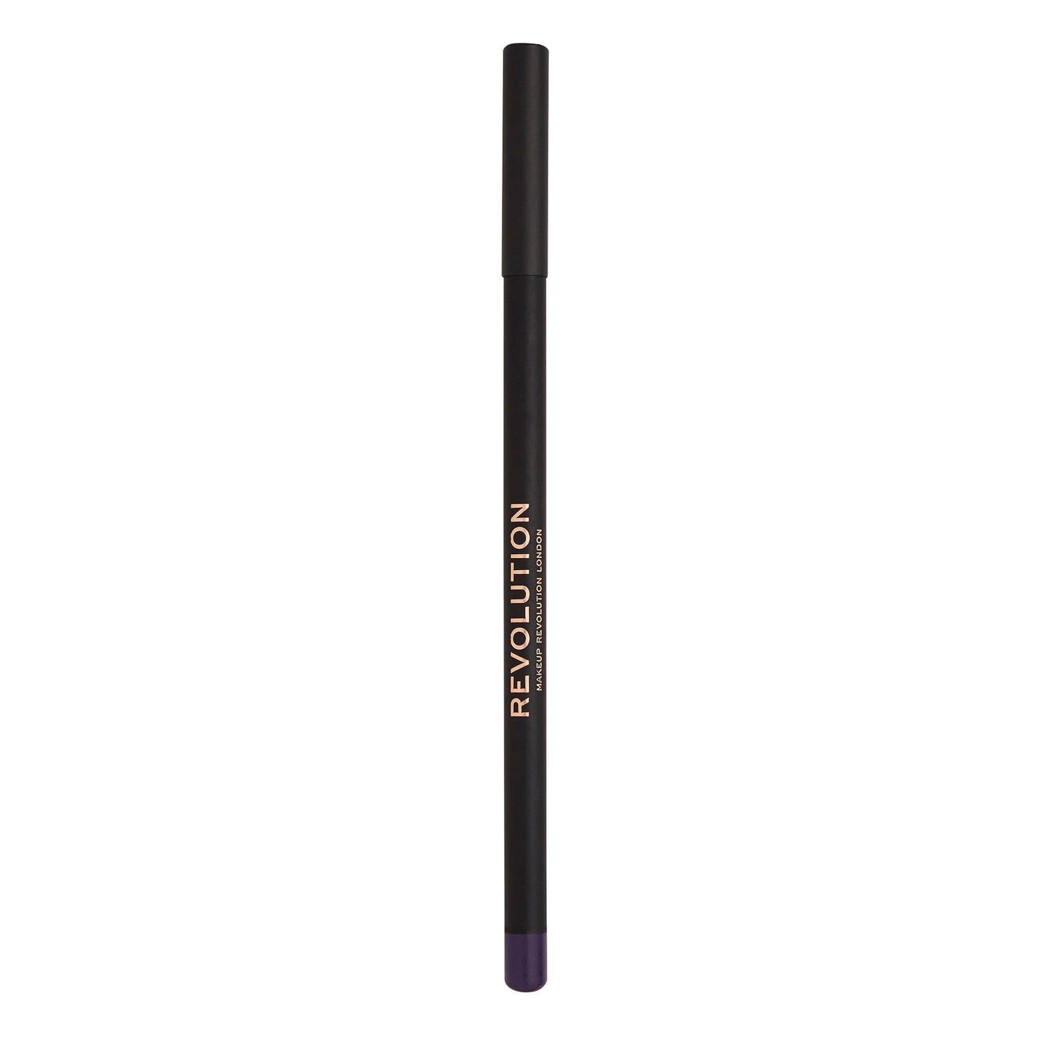 Makeup Revolution Eyeliner Pencil, Highly Pigmented, Create Smokey Eye Looks, Vegan &amp; Cruelty-Free, Black, 1.3g