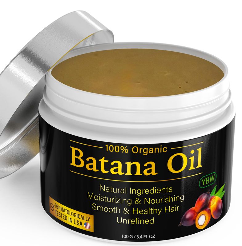 100% Natural Batana Oil for Hair Growth, Dr. Sebi Hair Oil from Honduras, Prevent Hair Loss, Eliminates Split Ends for Men &amp; Women