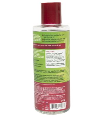 ORS Olive Oil Heat Protection Hair Serum infused with Coconut Oil for Restorative Shine - 6 ounces (Pack of 1)