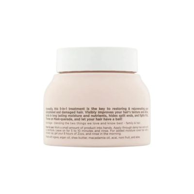 Hairitage Moisturizing Argan Oil Hair Mask with Shea Butter, Aloe &amp; Soy Protein for Damaged Hair - Shine Enhancing, Texturizing &amp; Anti Frizz - Color Safe, 8 oz.